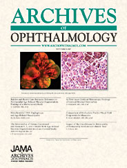 Copertina di Archives of Ophthalmology