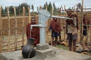 Pozzi realizzati grazie alla IAPB Italia onlus in Etiopia per prevenire il tracoma