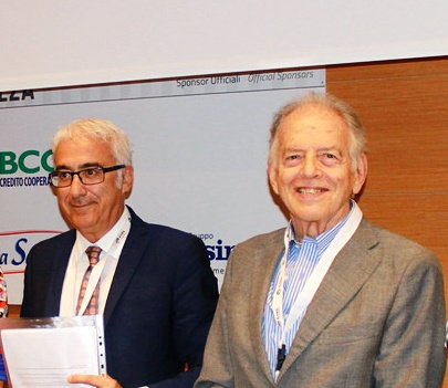 Da sinistra il Prof. Leonardo Mastropasqua e il prof. Alfredo Reibaldi