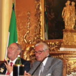 Da destra il prof. Mario Stirpe (Presidente Commissione Nazionale Prevenzione Cecità) e avv. Giuseppe Castronovo (Presidente IAPB Italia onlus)