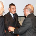 Al centro il Ministro della Salute Ferruccio Fazio stringe la mano a Giuseppe Castronovo, Presidente della IAPB Italia onlusPalazzo Giustiniani, Sala Zuccari, Senato della Repubblica (12 ottobre 2011)