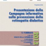 Retinopatia diabetica: campagna di presentazione, locandina