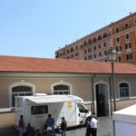 Camper attrezzato per i check-up oculistici gratuiti (Unità mobile oftalmica della IAPB Italia onlus)