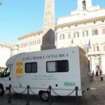 Unità mobile oftalmica a Montecitorio