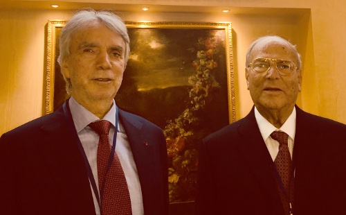 Il Presidente della IAPB Italia onlus Giuseppe Castronovo (a destra) e il Vicepresidente Michele Corcio