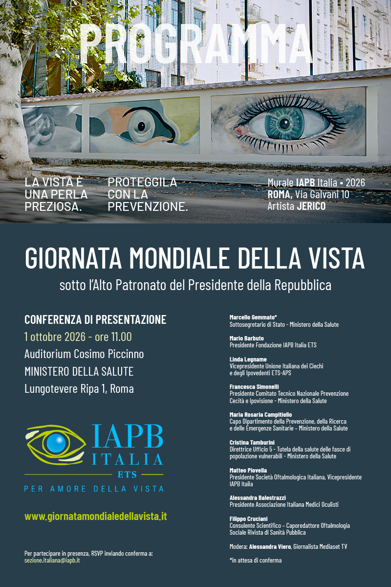 Programma della conferenza stampa della Giornata mondiale della vista 2026